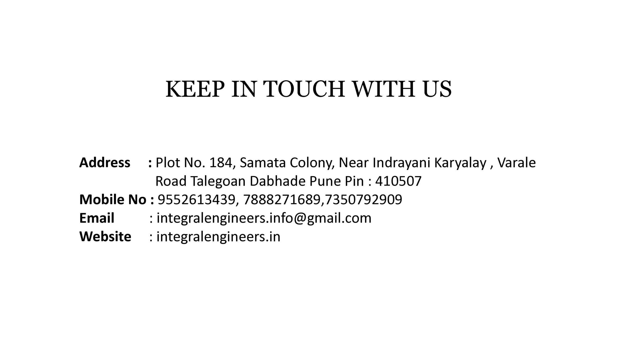 INTEGRAL PROJECTS-27